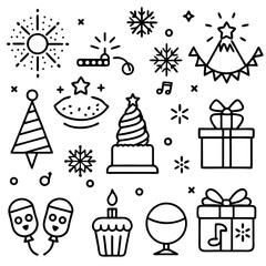 Festival & Holiday Icons Set