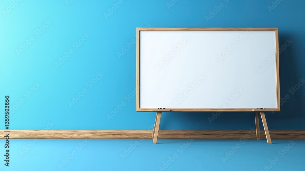 Poster virtual whiteboard designed for brainstorming sessions and creative teamwork ideal for remote collab