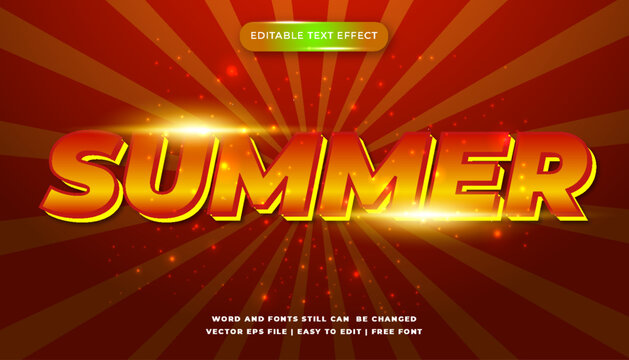 Summer Text Effect