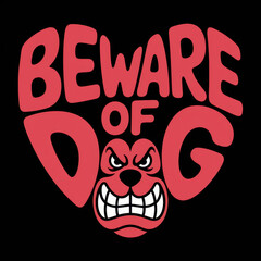 Heart shape typography Mother's love, Dog Dad, Beware of dog, Mother, Cool dad,