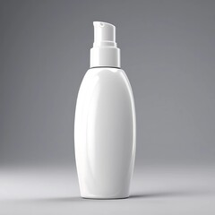 Cosmetic Bottle Mock up of plastic