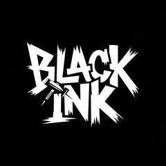 black ink logo