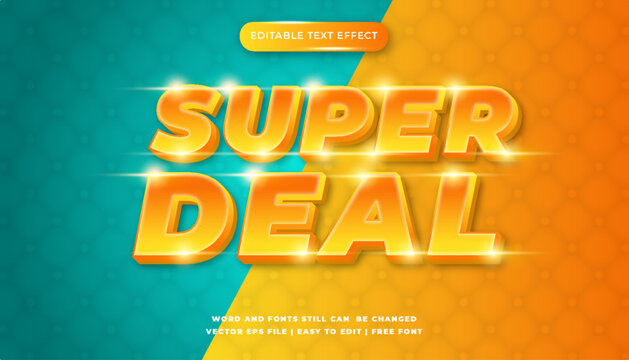 Super Deal Editable Text Effect (2)