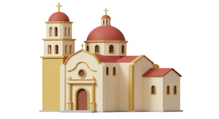 Isolated Church Sign