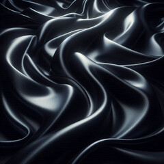 Fototapeta premium Black silk