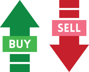 Stock market Buy Sell concept