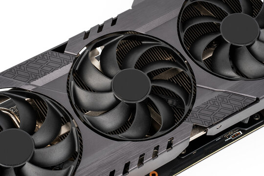 High-Performance Gaming Graphics Card with Triple-Fan Cooling, AI Technology, and Cryptocurrency Mining Optimization