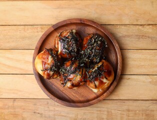 Takoyak balls snack Japanese street food