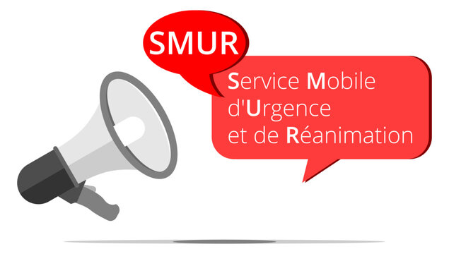 M&eacute;gaphone SMUR - Service Mobile d'Urgence et de R&eacute;animation