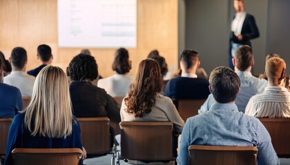 Rede, audience of adults, Vortrag, Präsentation