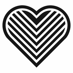 Collection of Unique Heart Shapes, Symmetrical, Tilted, Hand-Drawn, Puffy, Thin Outline, Thick Outline, Double Layered, Geometric Heart, Wide, Modern Minimalist, and Valentine Variations PNG