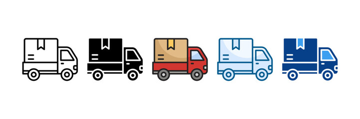 Delivery Icon Set Multiple Style Collection
