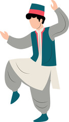 man dance Dumhal Kashmir