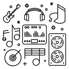 Music & Audio Icons Set