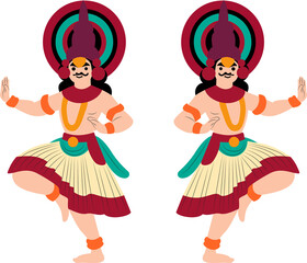 Theyyam (Kerala) dance performing