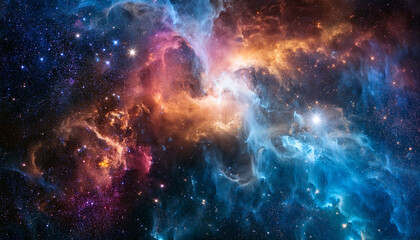 Abstract space cosmic background