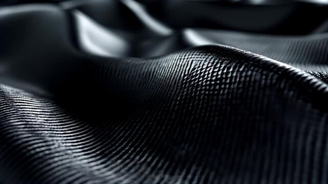 Carbon Fiber Weave Dynamic Morphing Rotation Metallic Texture Video Background, Generative AI