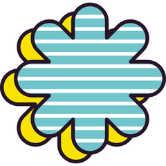 Rounded Memphis Illustration