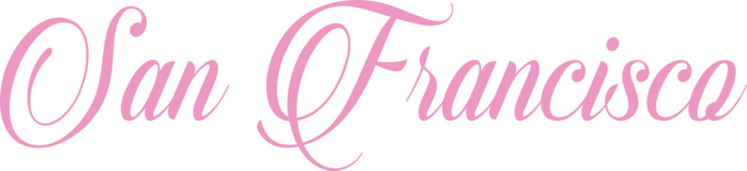 script swirly curly font slogan pink city usa cities America california  Graphic Tee t-shirt logo slogan graphic artwork typography tote badge emblem crest 
