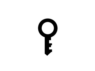 Simple Key Icon.