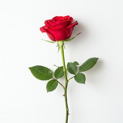 single red rose