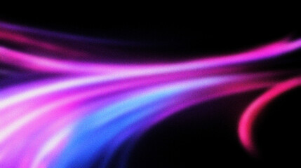 Grain noise texture Abstract swirling lights, vibrant pinks and blues on a dark background