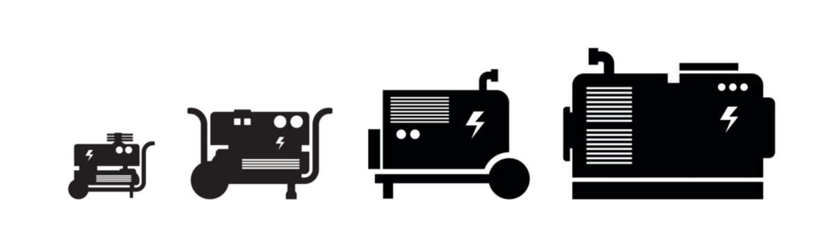 generator icon on white background	