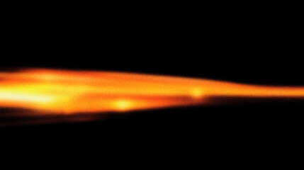 Grain noise texture Bright orange streak, glowing against a dark background