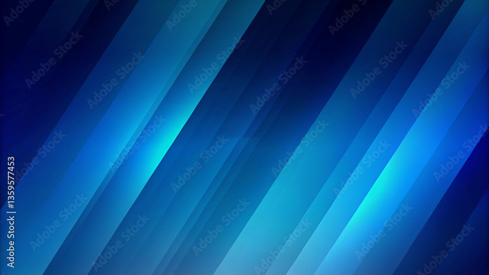 Poster 3d blue technology abstract modern background overlap layer on dark space with light line effect dec