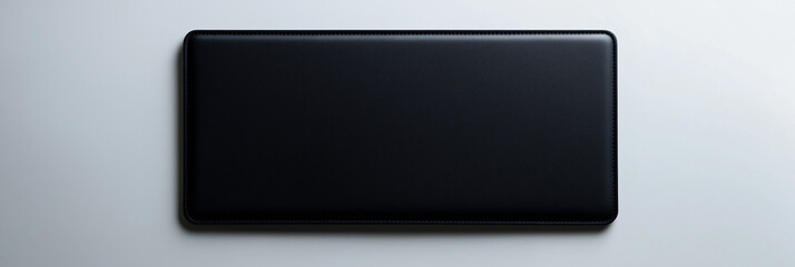 tablet pc on black background