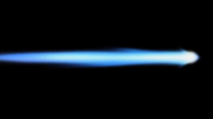 Grain noise texture Intense blue flame with a dark background