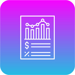 Financial report Icon