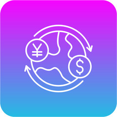 Global currency Icon