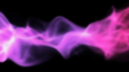 Grain noise texture Pink smoke effect against a dark background. Abstract