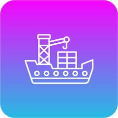 Fototapeta premium Freight Icon