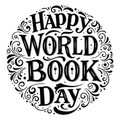 Ornate World Book Day graphic
