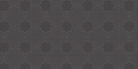 Arabic pattern background. Islamic gold ornament vector. Geometric 3d shape.