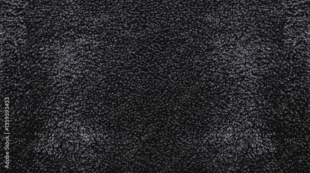 Poster elegant black background showcasing intricate carpet fibers texture illustrations for modern design 