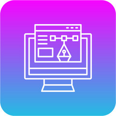 Obraz premium Web design Icon