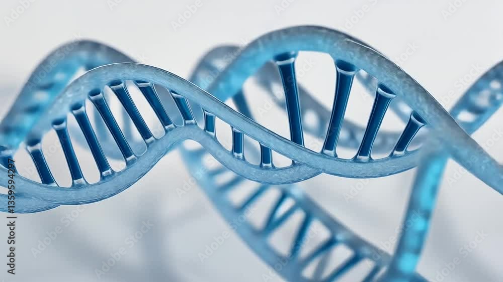 Poster understanding the structure of dna through intricate designs and visual animations