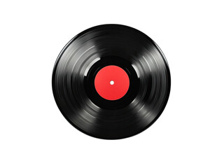 Fototapeta premium Black vinyl record disc