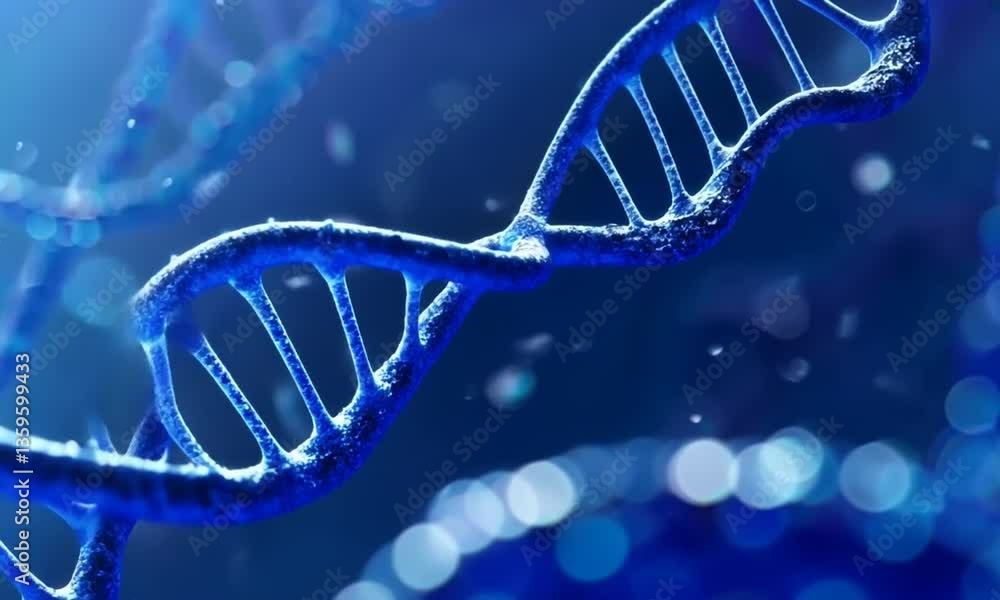 Poster explore the intricate structure of dna in a captivating microscopic view showcasing its double helix