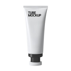Cream Tube Mock up of plastic