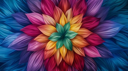 A mesmerizing kaleidoscope of colors forming intricate patterns symbolizing abstract creativity and visionary thinking. The details are sharp and visually immersive.