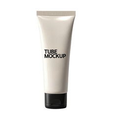 Cream Tube Mock up of plastic