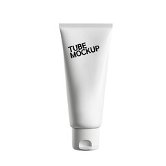 Cream Tube Mock up of plastic
