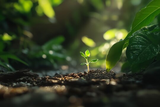Seedling root exudate analysis in rhizosphere soil, Earth Day biochemical study with chromatography test results overlay