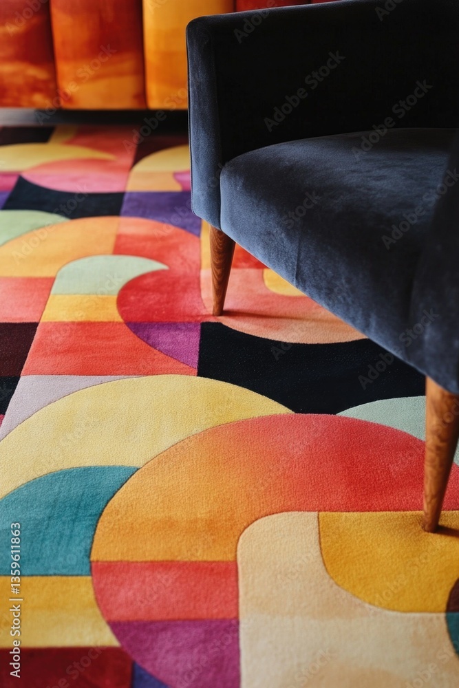 Poster modern aesthetics showcasing a unique pattern that draws attention effortlessly.