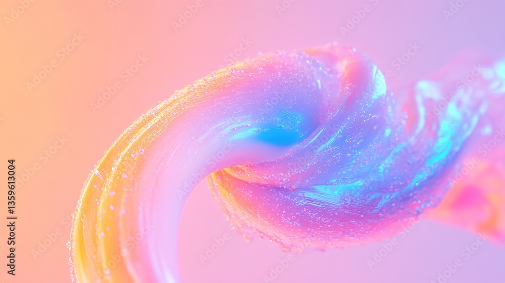 Poster vibrant swirl of colors and textures in a dynamic abstract formation