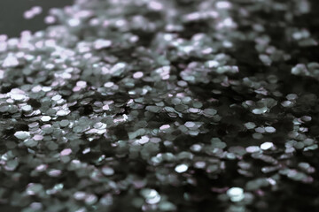 Scattered glitter. Glitter background. Glitter texture.